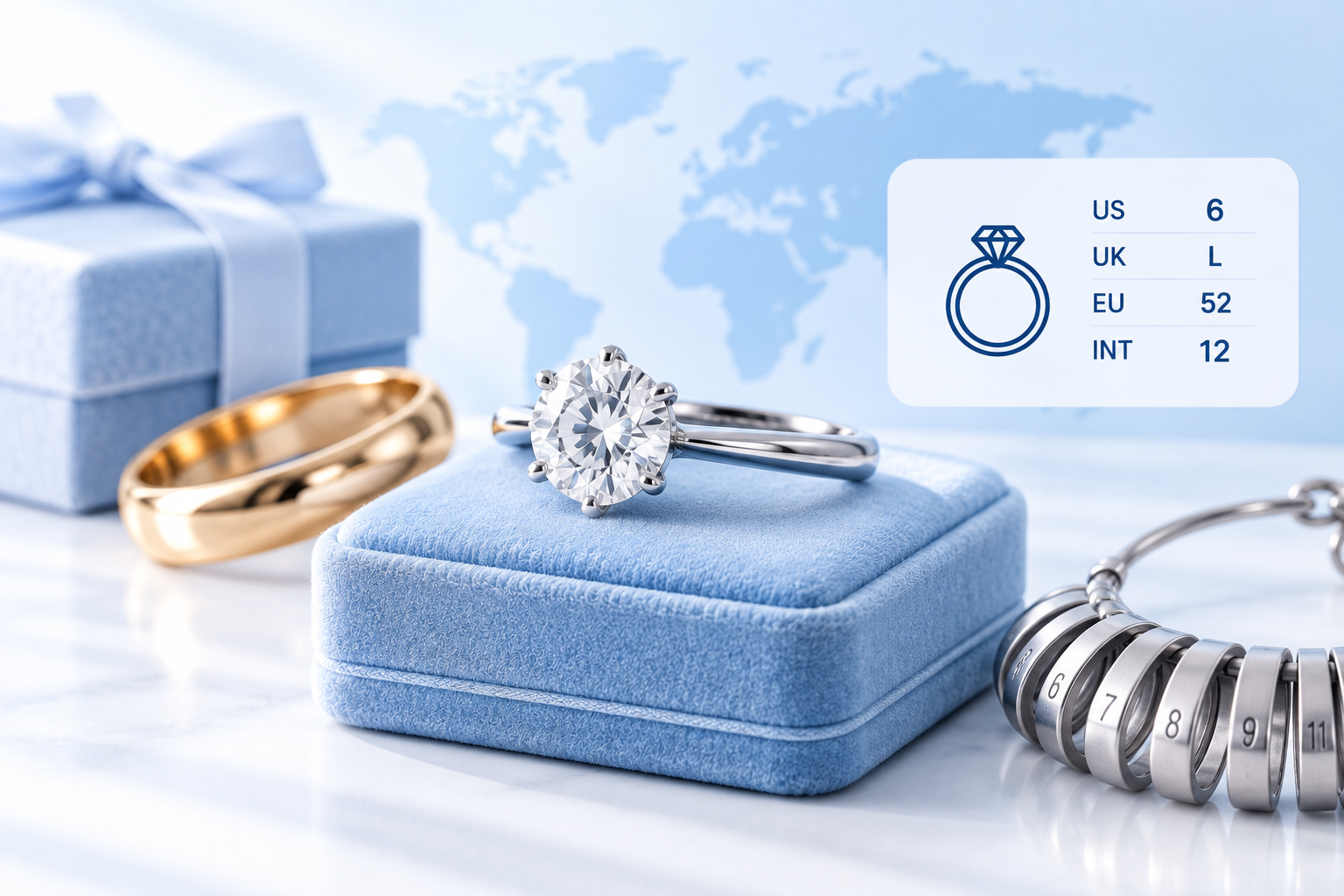 International ring size conversion chart